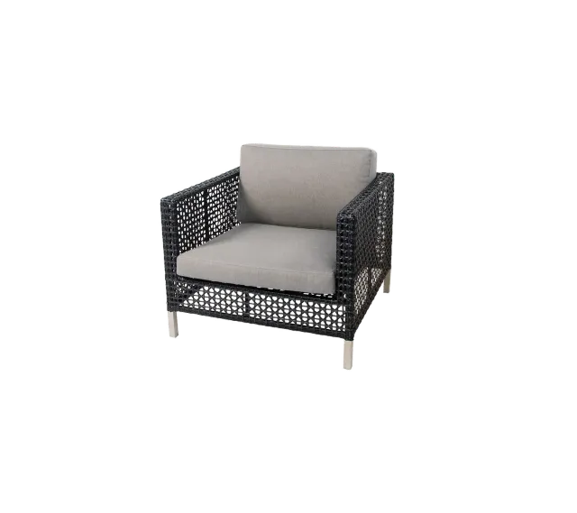 Cane-Line Connect loungestol taupe grey Weave