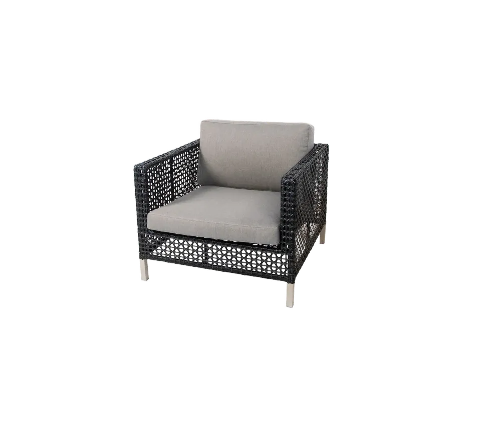 Cane-Line Connect loungestol taupe grey Weave