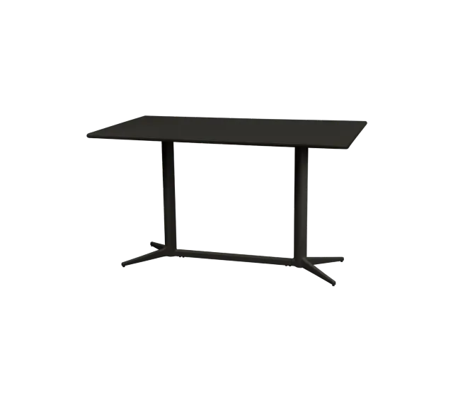 Cane-Line Drop cafébord lava grey teakplade