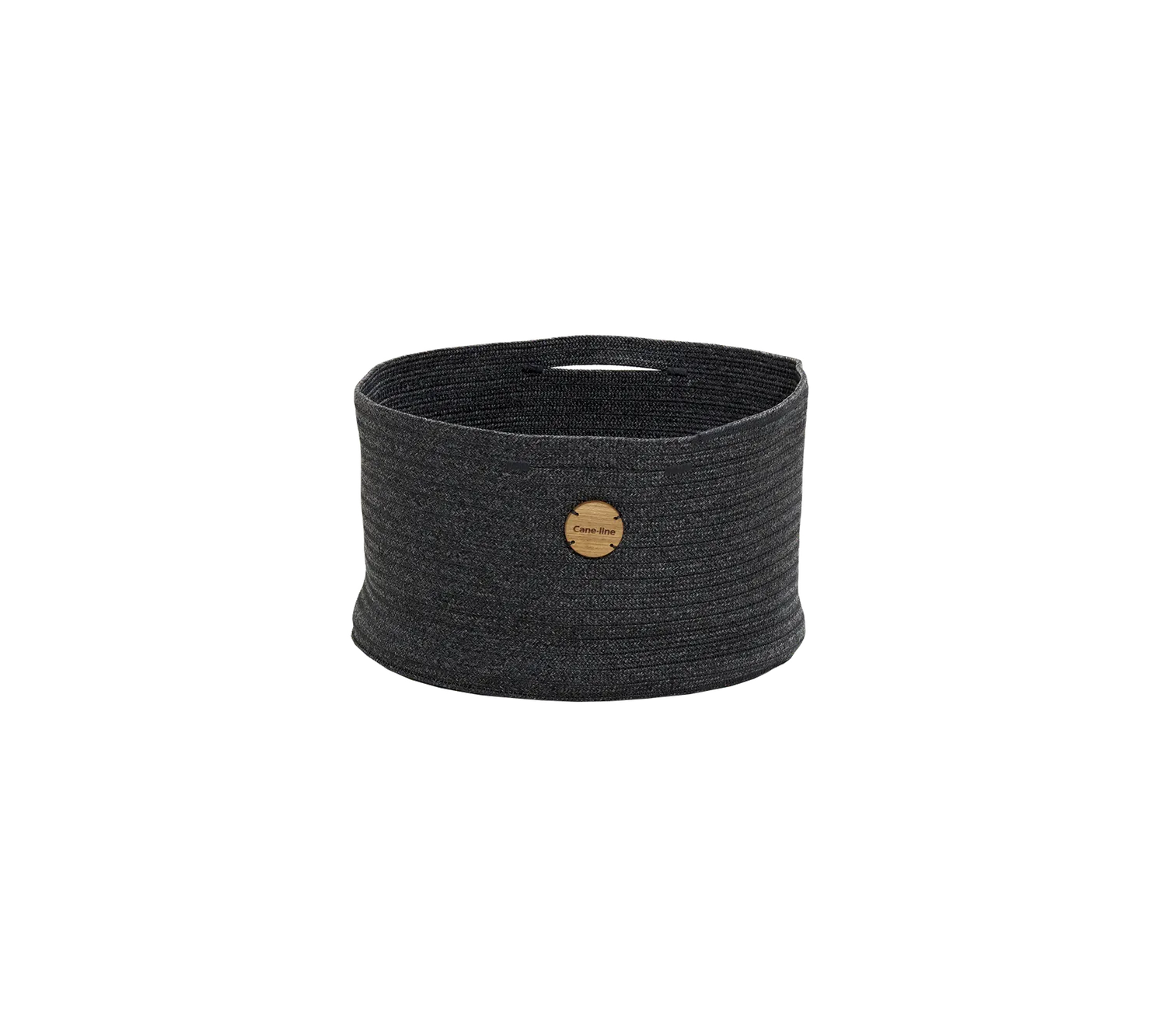 Cane-Line Soft Rope kurv mellem dark grey reb