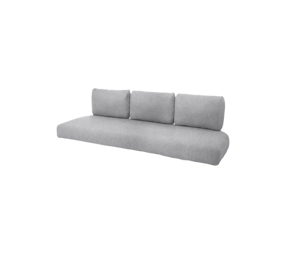 Cane-Line Nest hyndesæt 3-pers. sofa lysegrå Essence