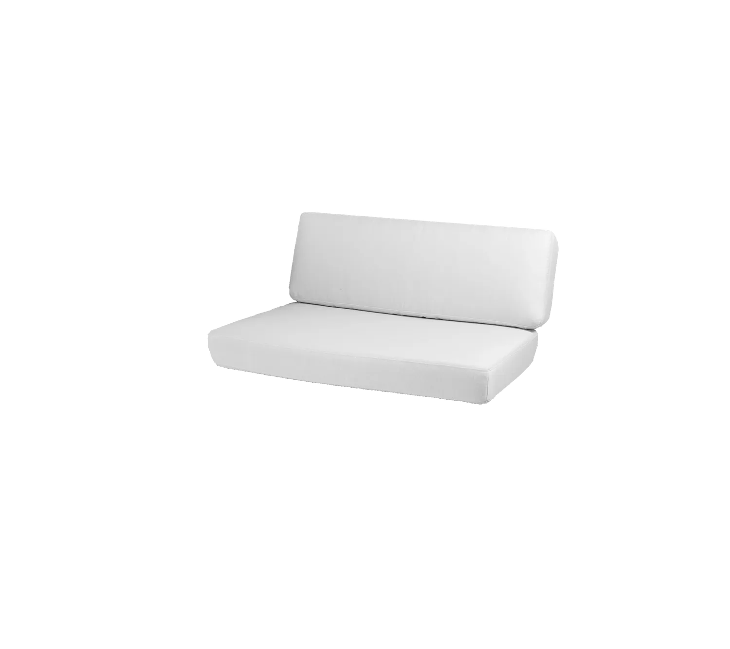Cane-Line Savannah 2-pers venstre hyndesæt White QuickDry