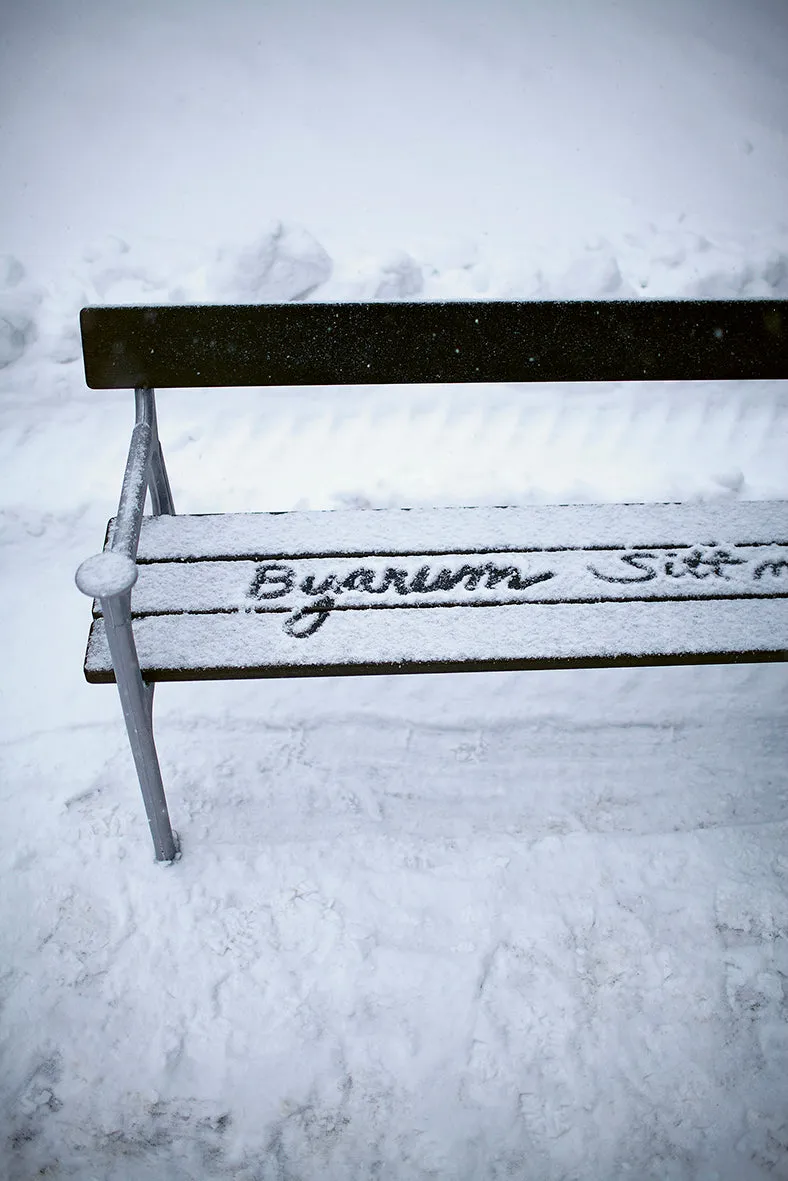 Byarums Bruk Vilamoura parksofa støbejern træ