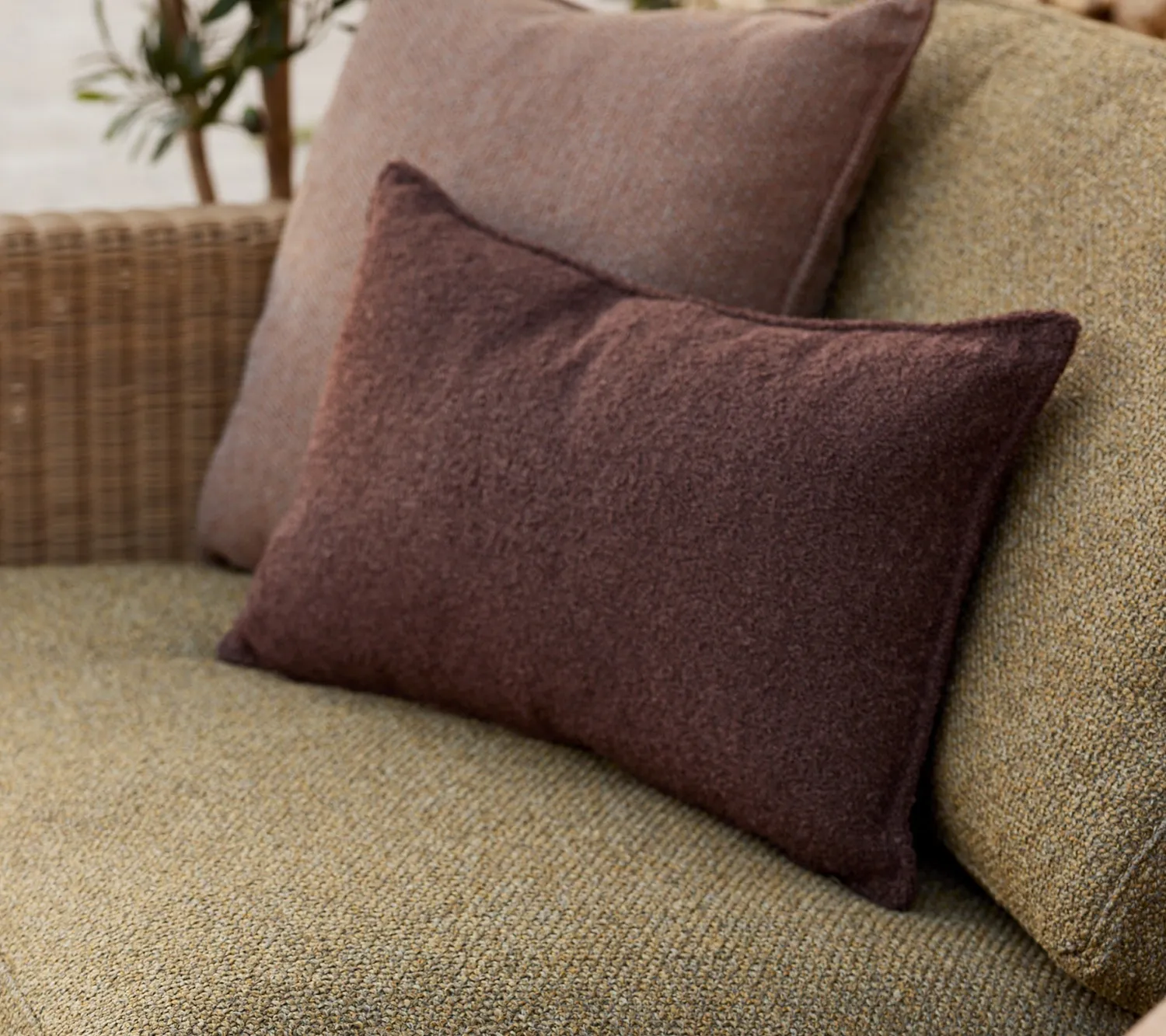Cane-Line Free pyntepude 32x52 cm bordeaux