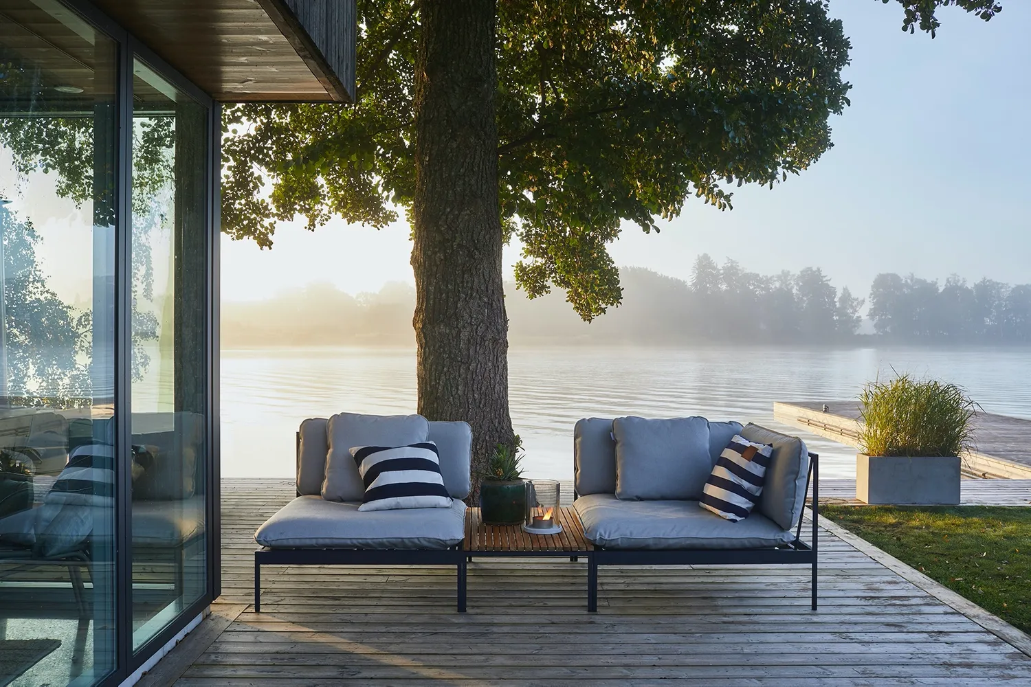 Skargaarden Bönan Lounge Corner loungemodul mørkegrå