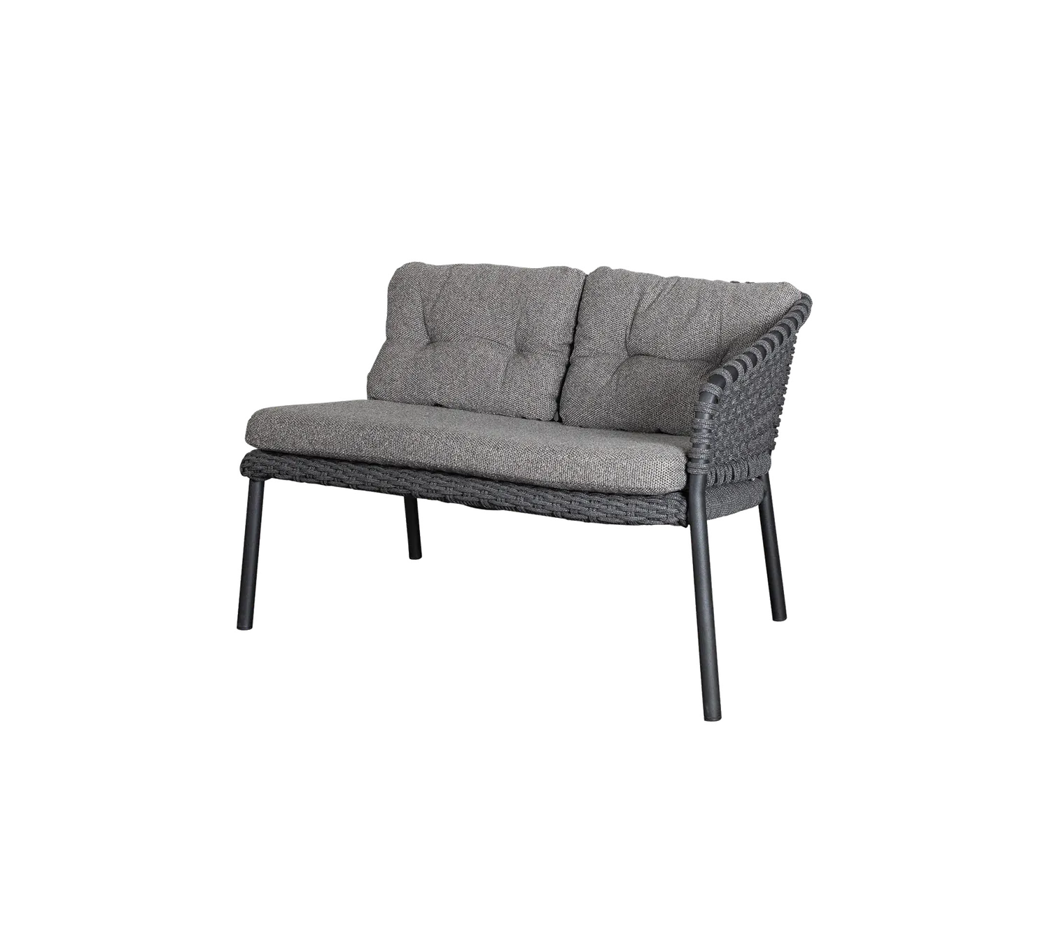 Cane-line Ocean 2-pers sofa venstre modul Dark grey