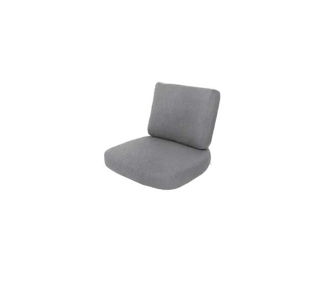 Cane-Line Moments hyndesæt loungestol light grey indoor