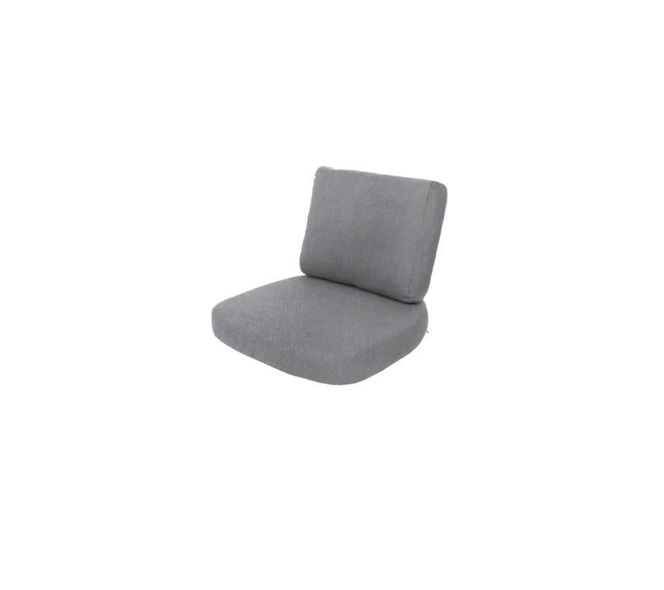 Cane-Line Moments hyndesæt loungestol light grey indoor