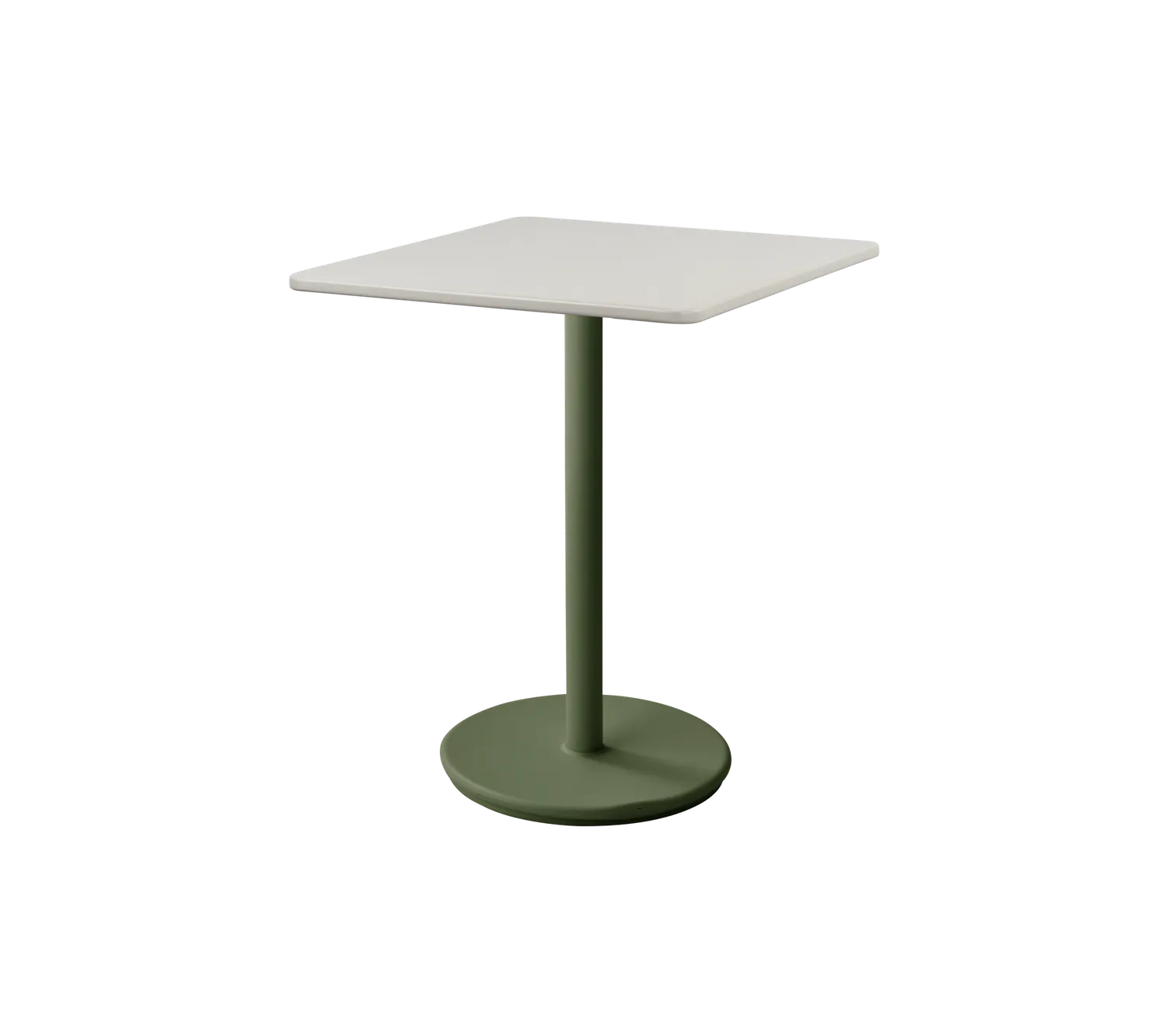 Cane-Line Go cafébord 75x75 cm lava grey aluminium