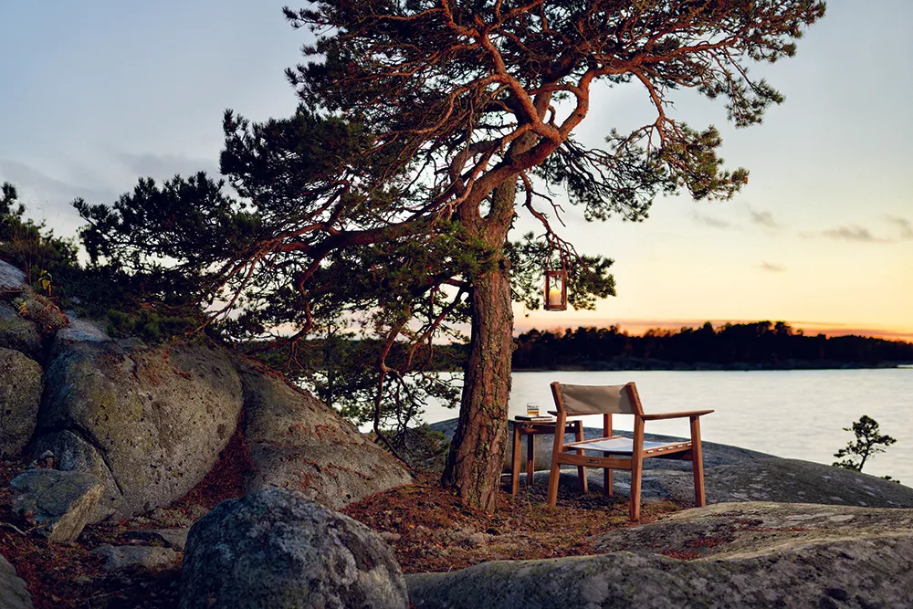 Skargaarden Djurö lounge table small loungebord teak