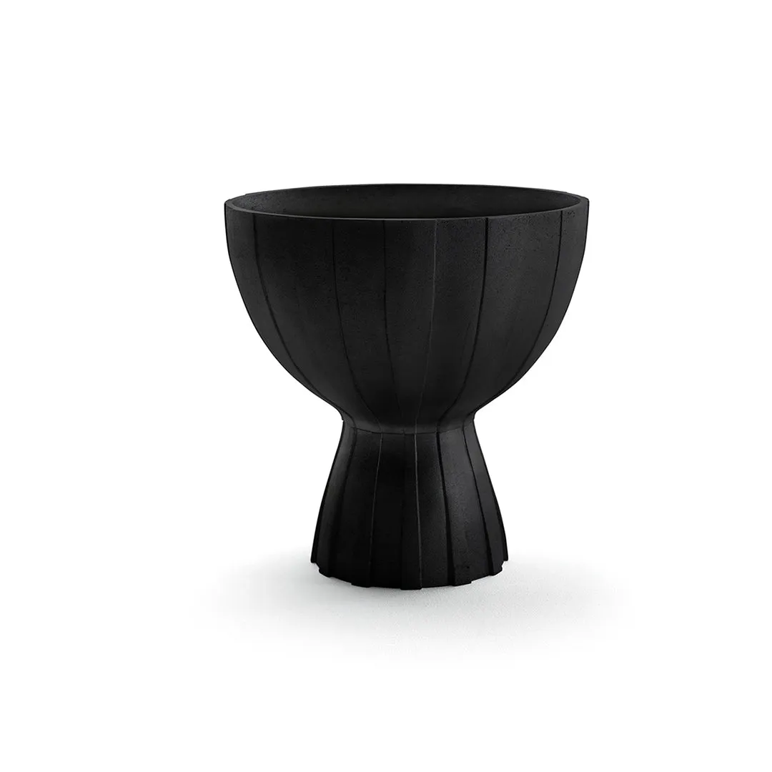 Byarums Bruk Duett blomsterurne rå aluminium