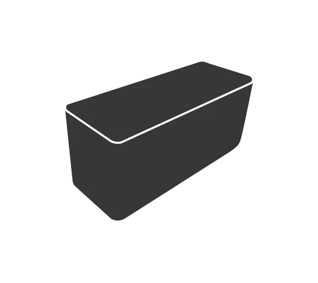 Cane-Line Cover 13 overtræk 231x88x93 Black polyester