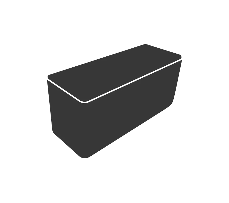 Cane-Line Cover 13 overtræk 231x88x93 Black polyester