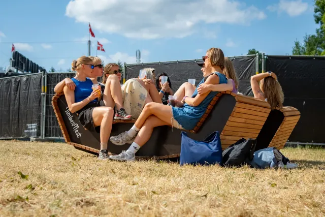 TimberNest TimberLounge loungemøbel til 3 i træ