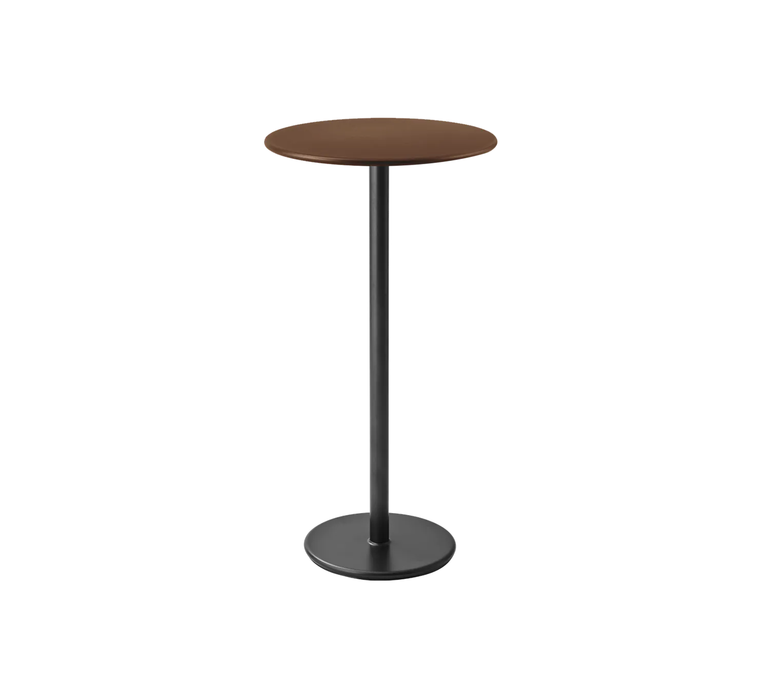 Cane-Line Go barbord dia 60 cm lava grey aluminium