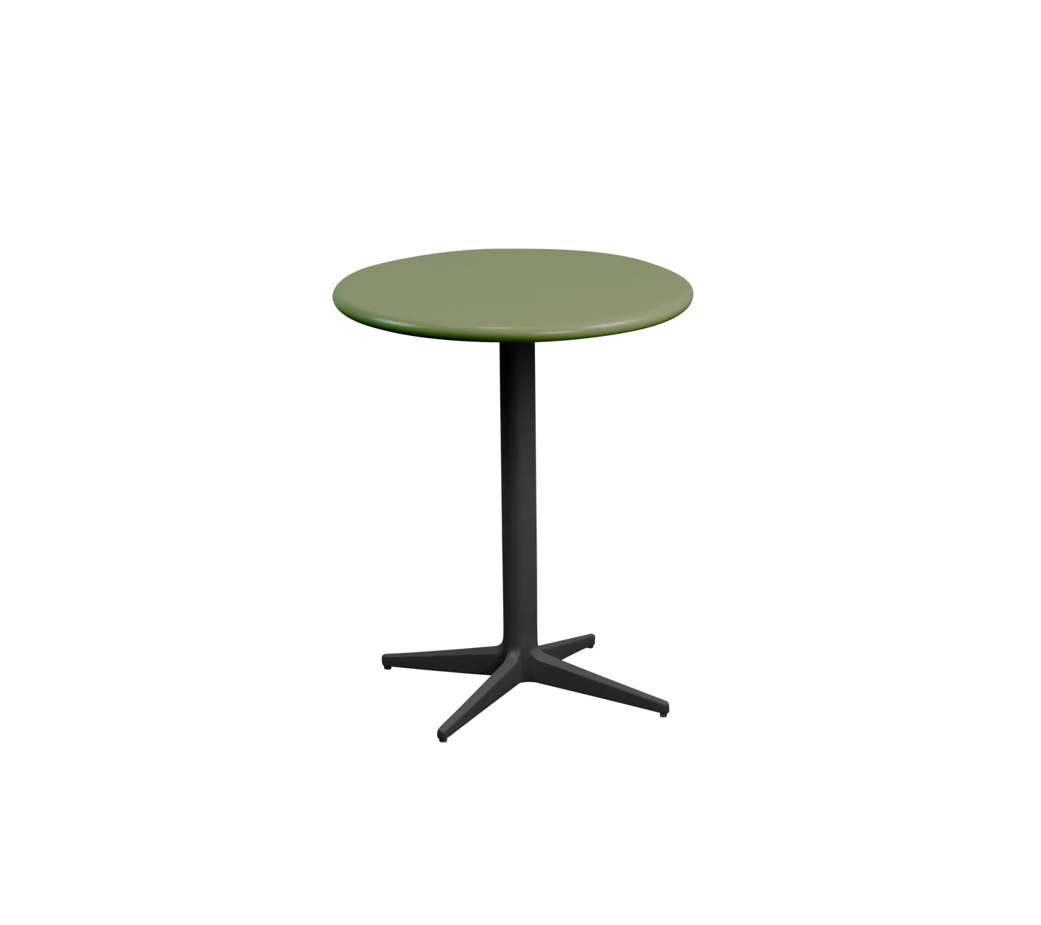 Cane-Line Drop cafébord Ø45 lava grey aluminium