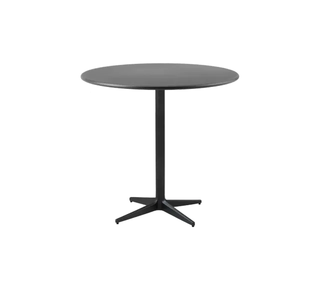 Cane-Line Drop cafébord Ø45 lava grey aluminium