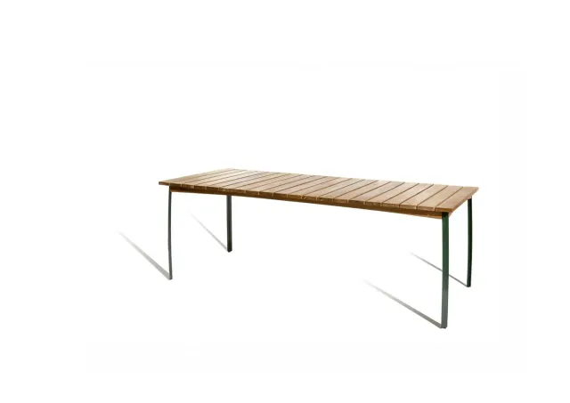Skargaarden Kerteminde havebord 200x80 cm teak grøn