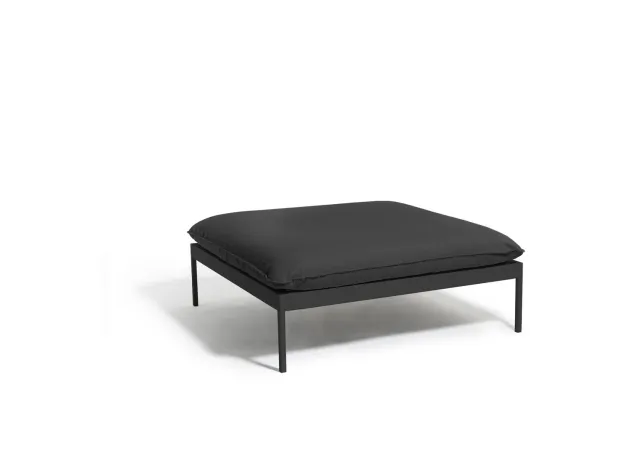 Skargaarden Bönan lounge ottoman puf mørkegrå