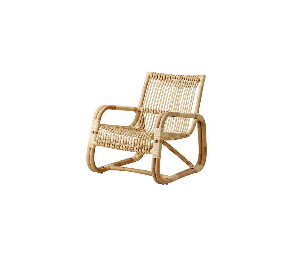 Cane-Line Curve loungestol natural rattan indendørs