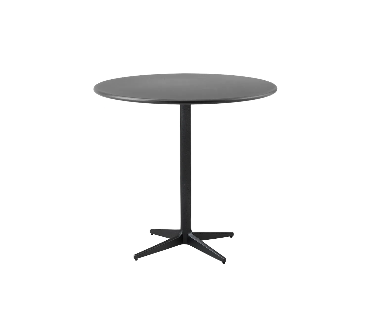 Cane-Line Drop cafébord Ø80 teak sand aluminium
