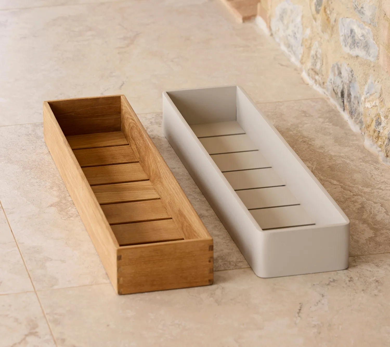 Cane-Line Club opbevaringskasse teak sand
