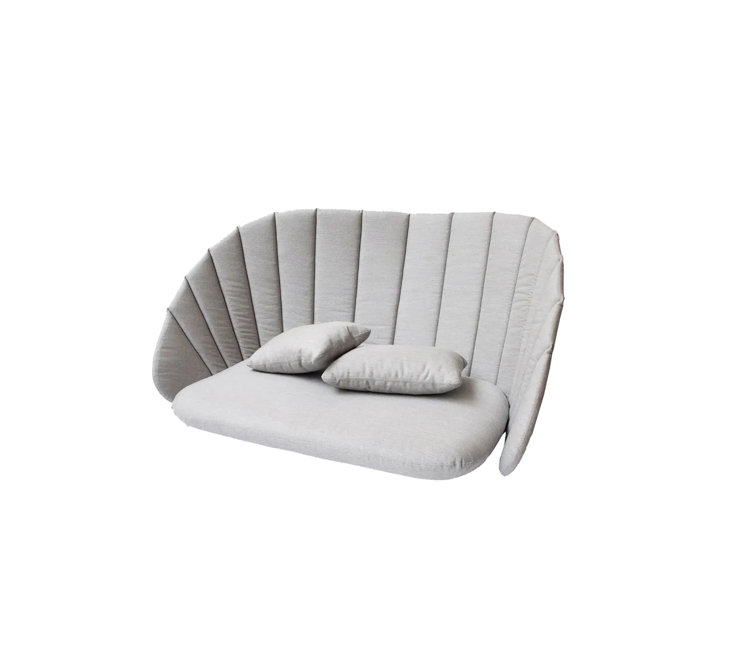 Cane-Line Peacock 2-pers sofa hyndesæt Grey Natté