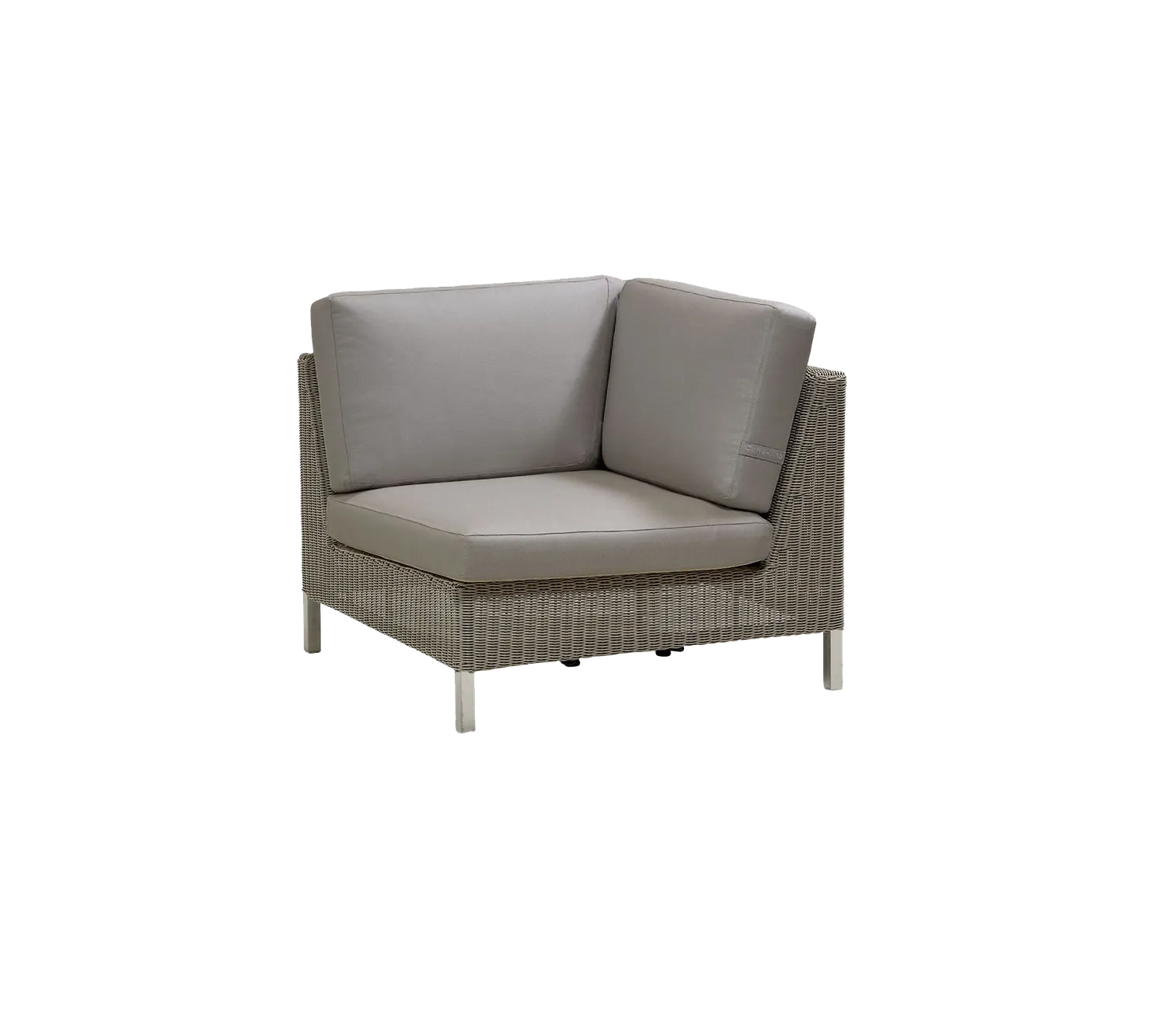 Cane-Line Connect hjørnemodul hyndesæt white QuickDry