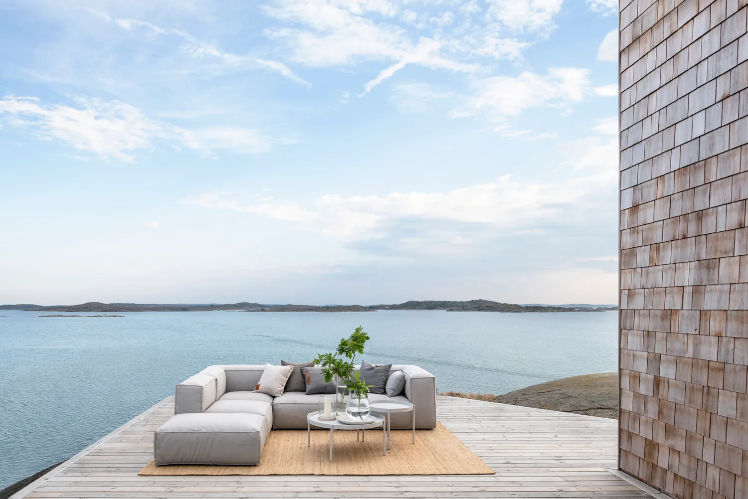 Skargaarden Asker sofa midtersektion small grå
