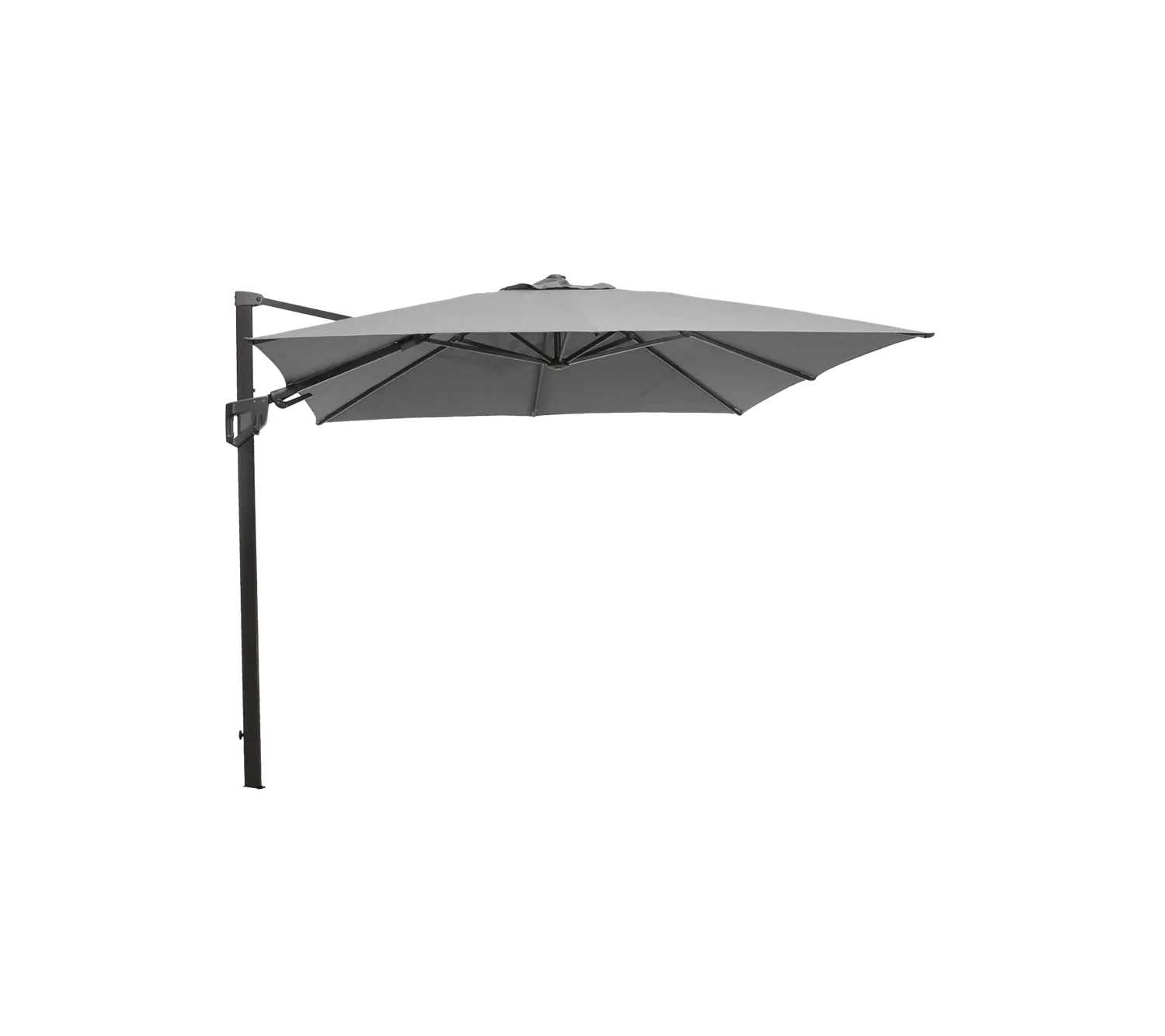 Cane-Line Hyde parasol 3x3 m taupe tilt