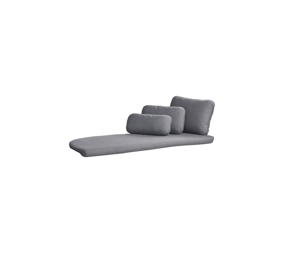 Cane-Line Savannah daybed højremodul hyndesæt White
