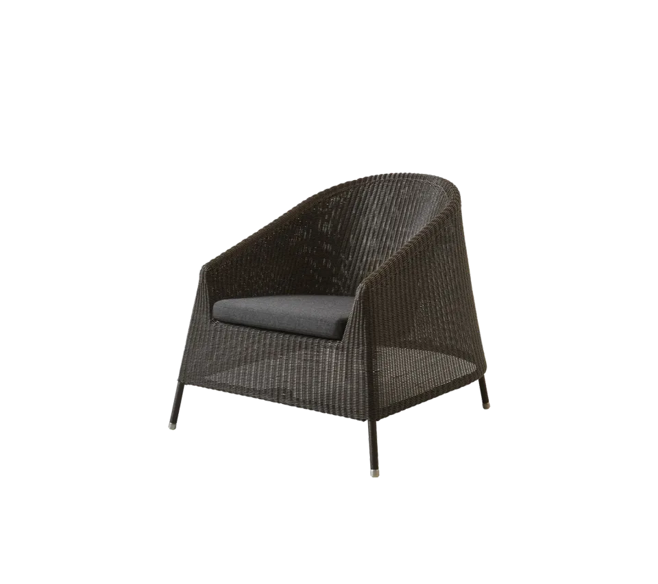 Cane-Line Kingston loungestol mocca weave