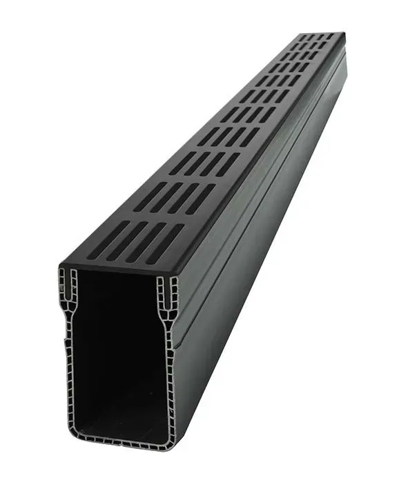 DUTRA STAR-Drain linjedræn 1m 65x100 sort rist