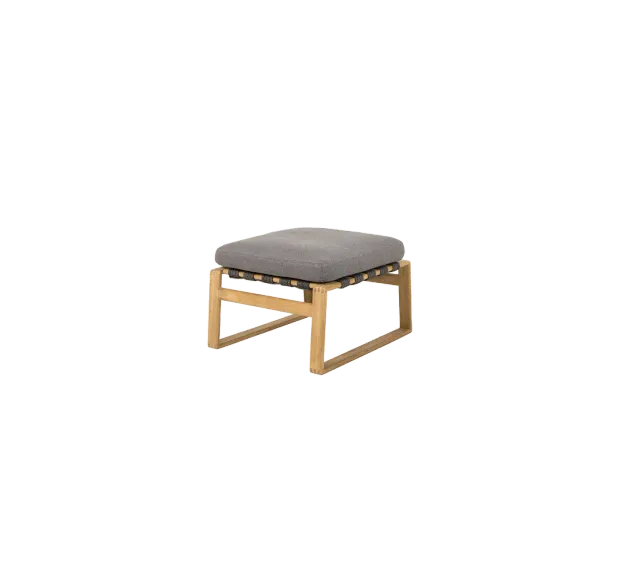 Cane-Line Endless Soft fodskammel grey teak AirTouch