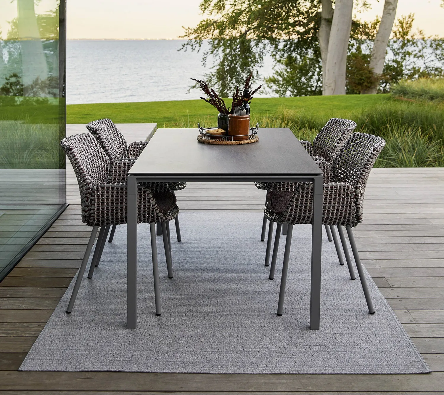 Cane-Line Dot 240x170 cm tæppe Multi Colour PP