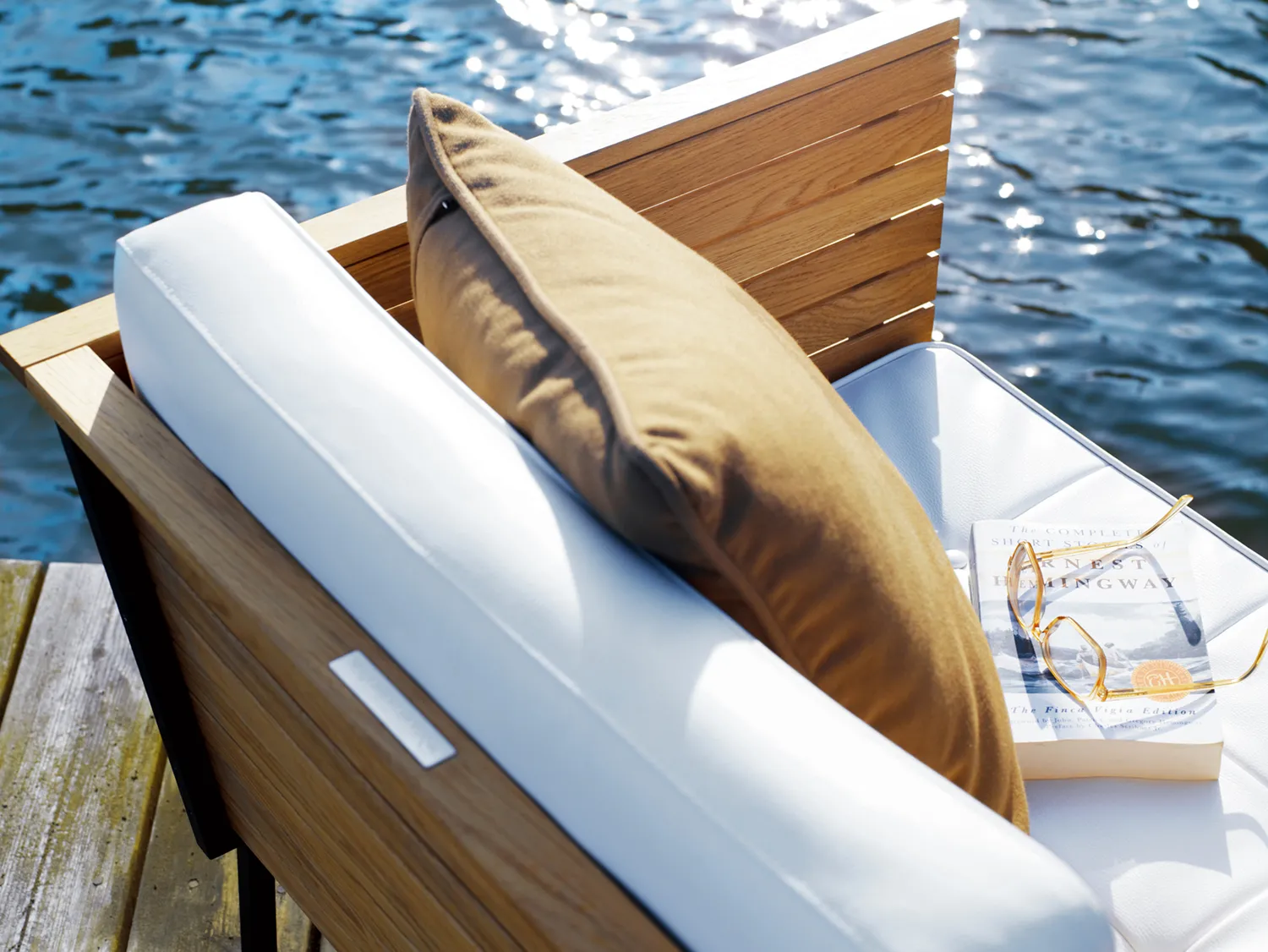 Skargaarden Häringe lounge sofa loungesofa teak Nature Grey