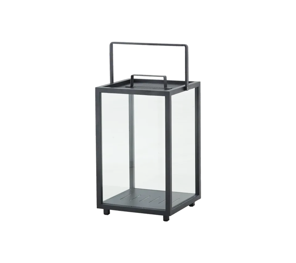Cane-Line Lighthouse lanterne stor lava grey aluminium