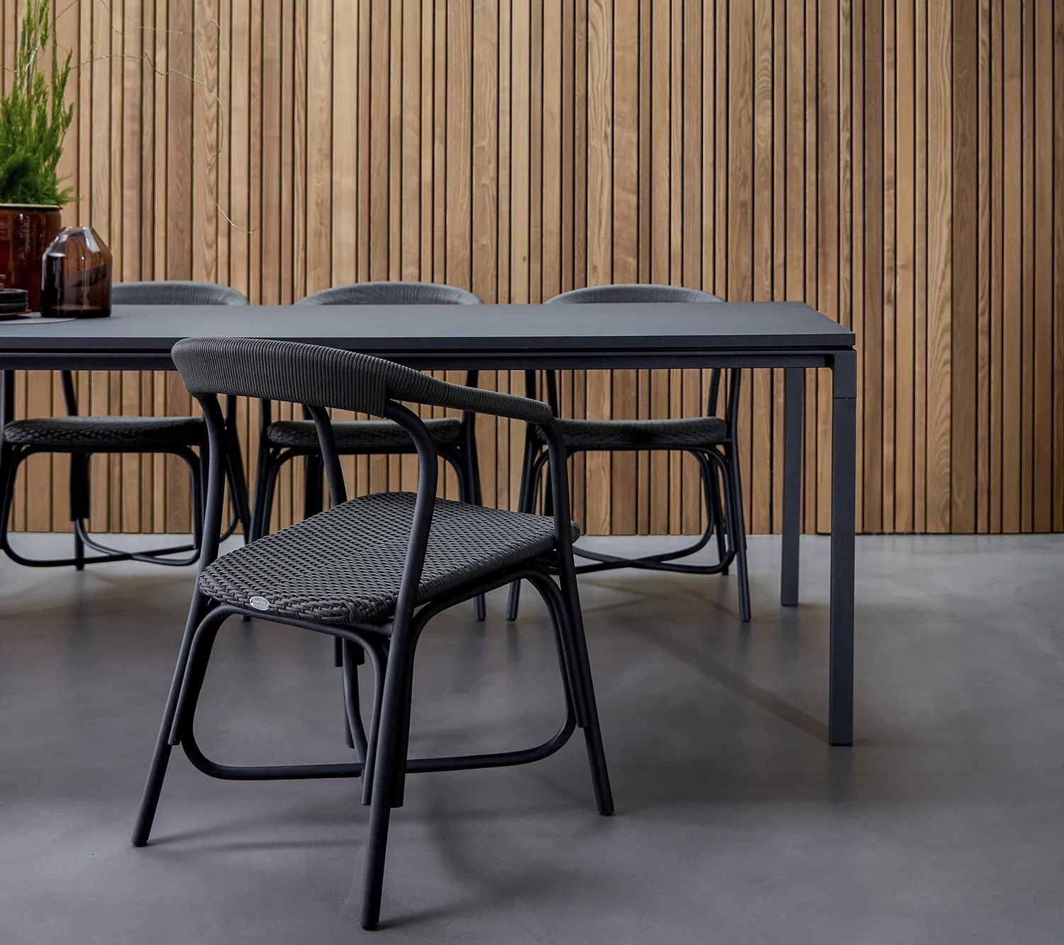Cane-Line Noble stol black rattan
