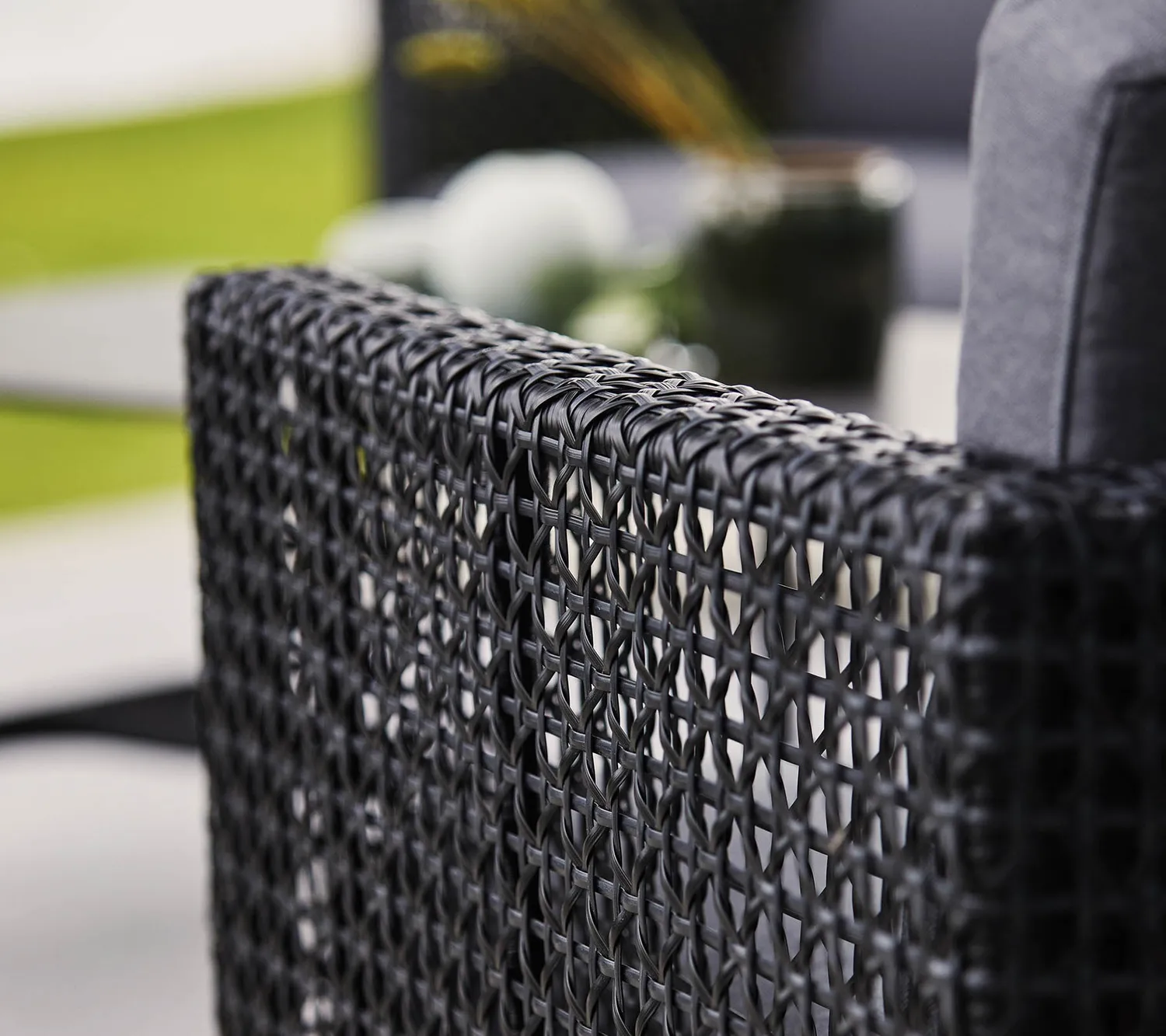 Cane-Line Connect loungestol taupe grey Weave