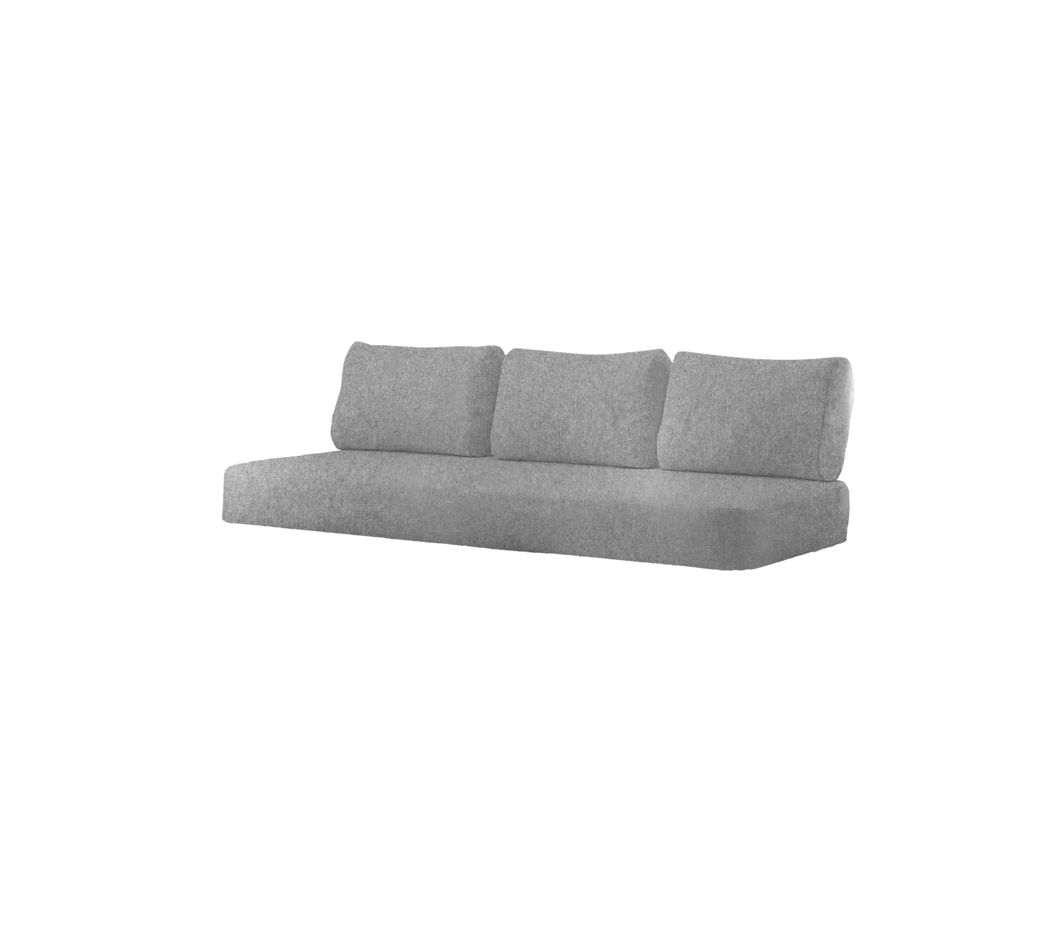 Cane-Line Sense hyndesæt 3-pers. sofa light grey