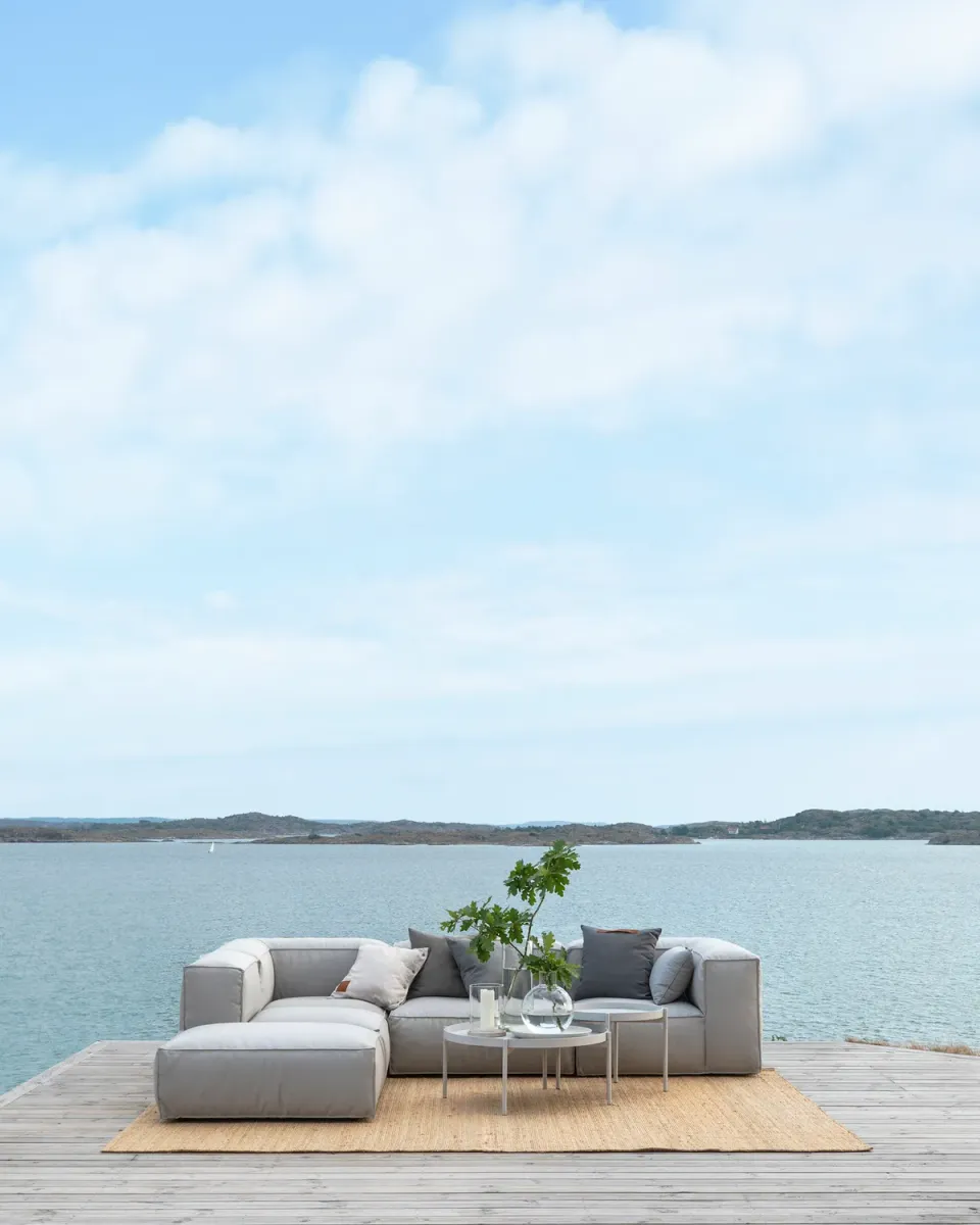 Skargaarden Asker mid section large sofa Sunbrella