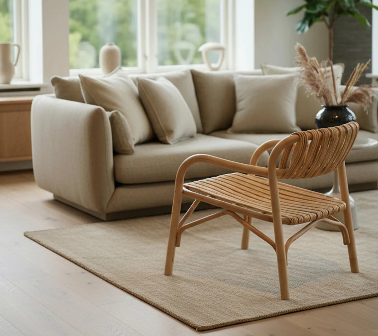 Cane-Line Bliss loungestol rattan natural