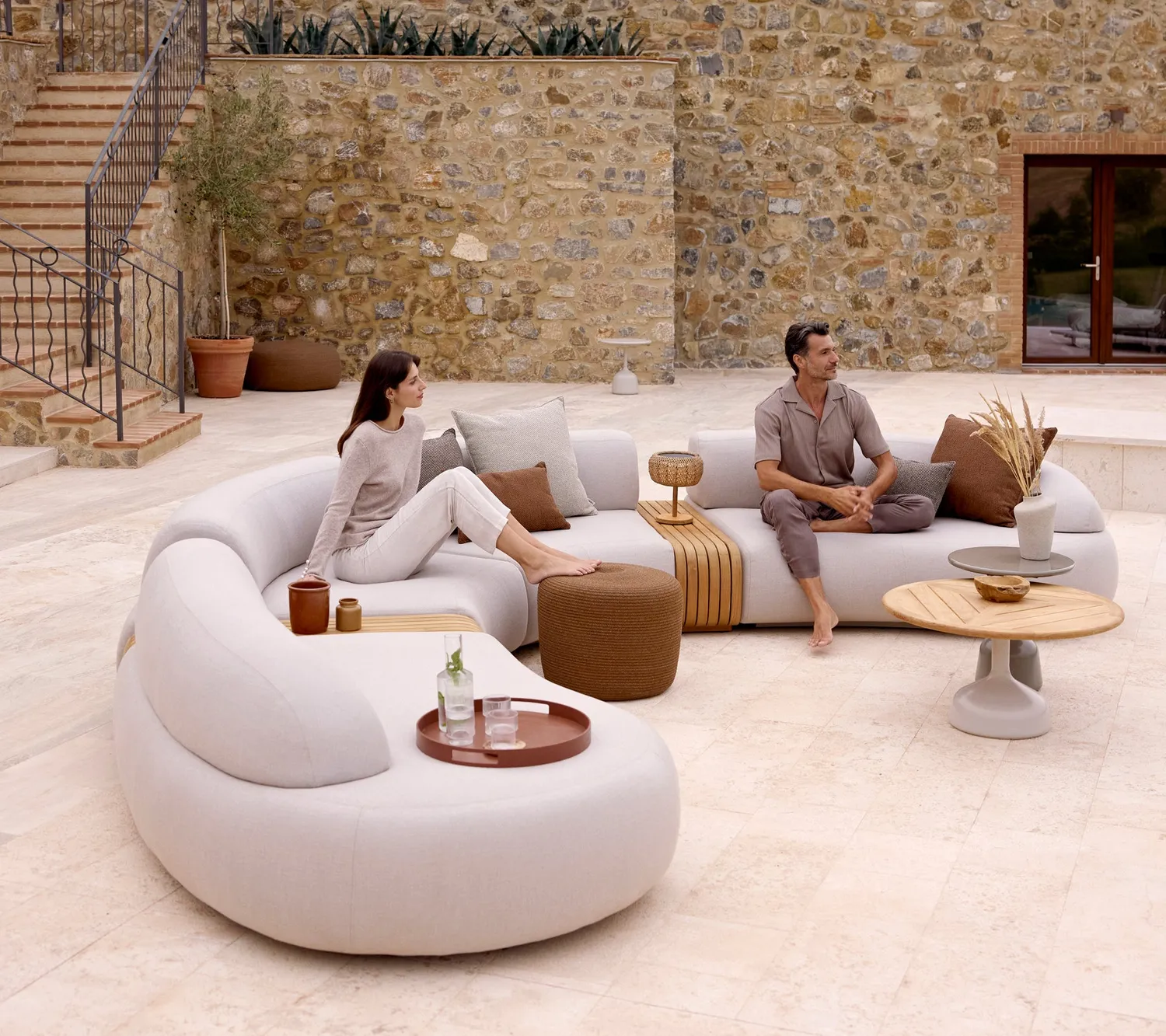 Cane-Line Mellow sofabord Teak til lounge
