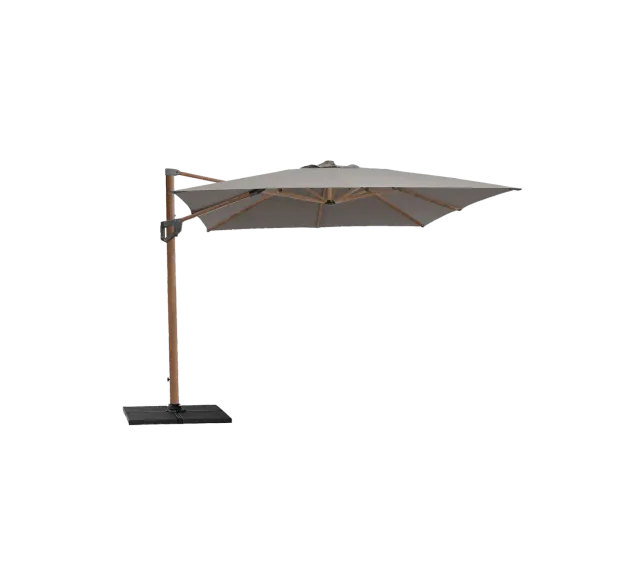 Cane-Line Hyde parasol 3x3 m taupe tilt