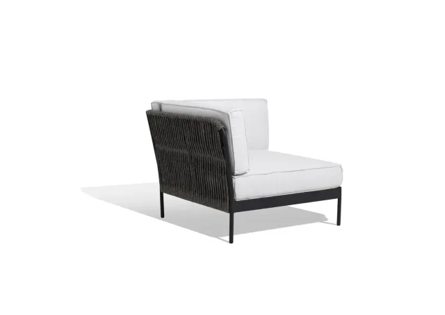 Skargaarden Lidö sofahjørne aluminium silver grey