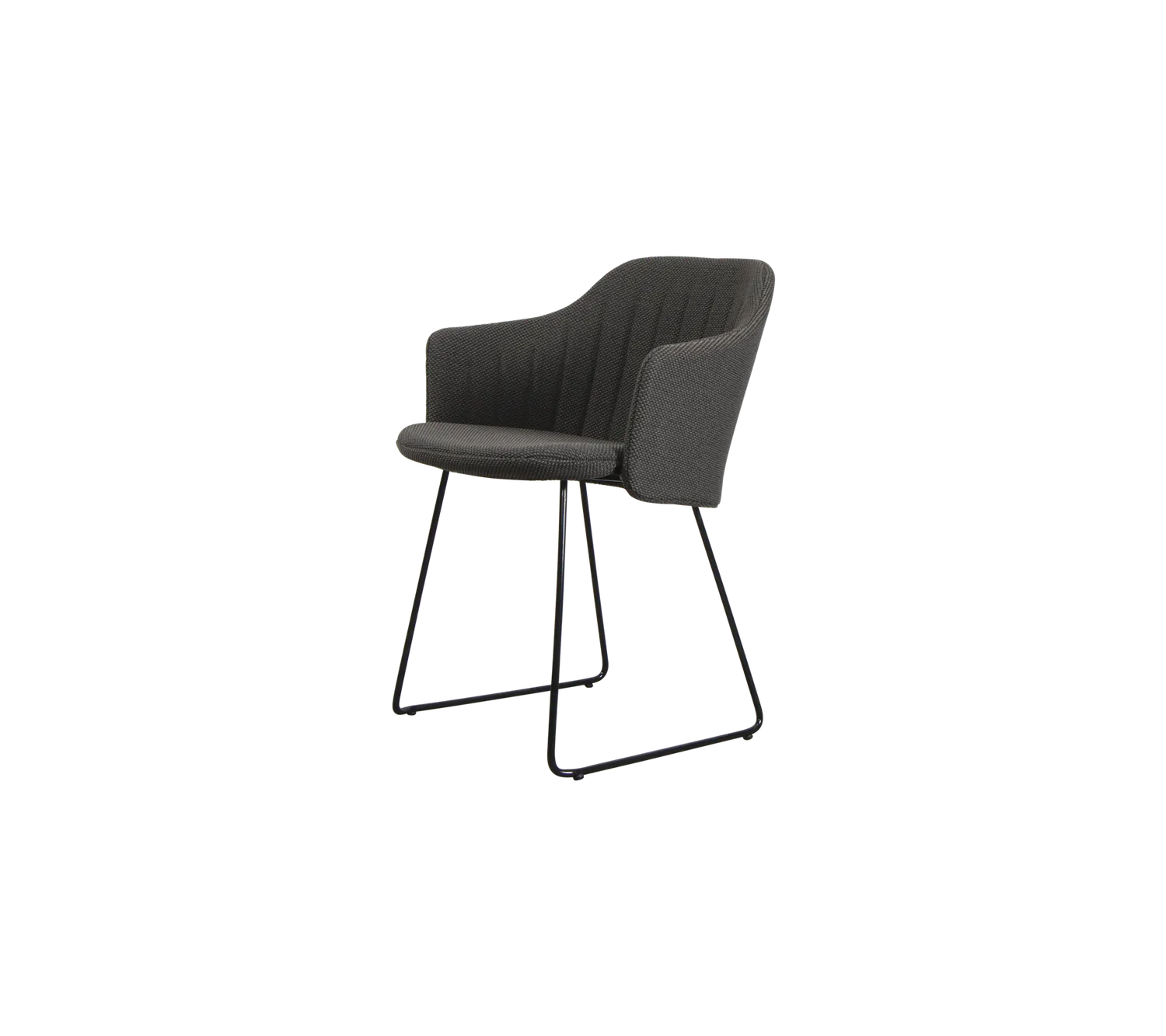 Cane-line Choice stol med meder Black genanvendt plast