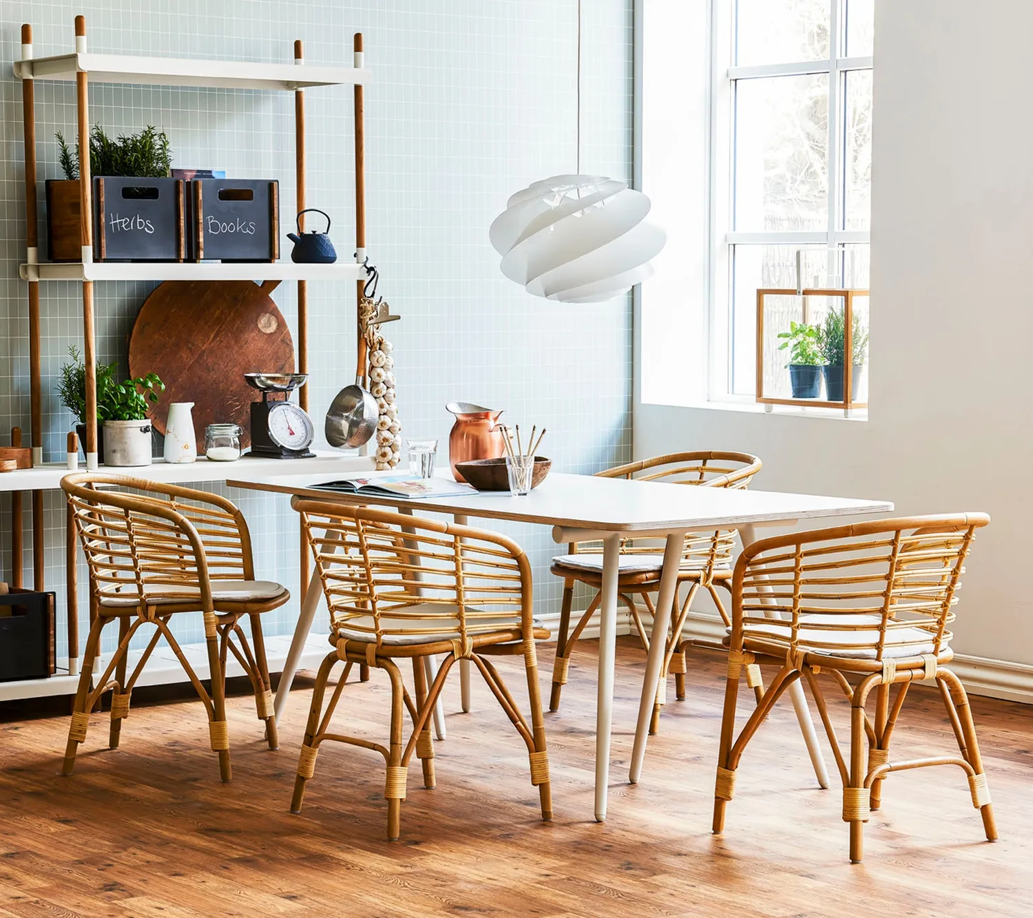 Cane-Line Blend stol natural rattan uden hynde