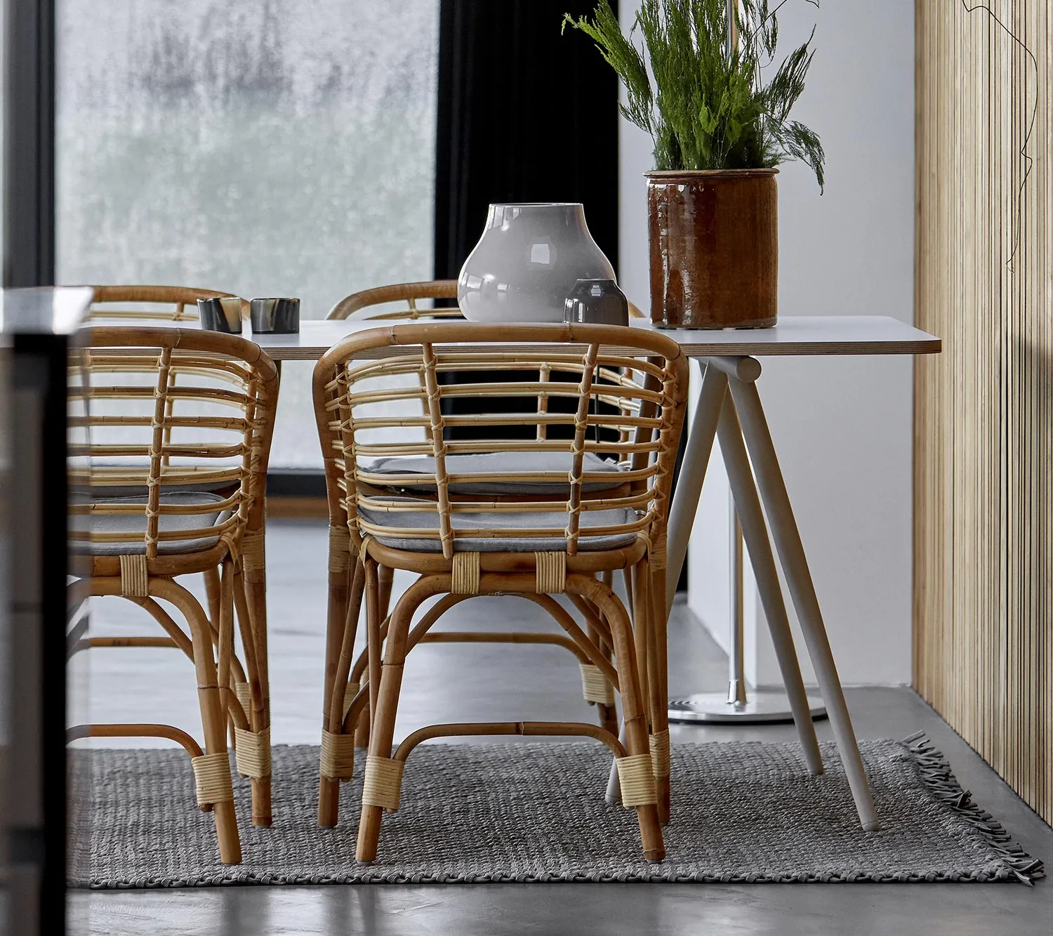 Cane-Line Blend stol natural rattan uden hynde