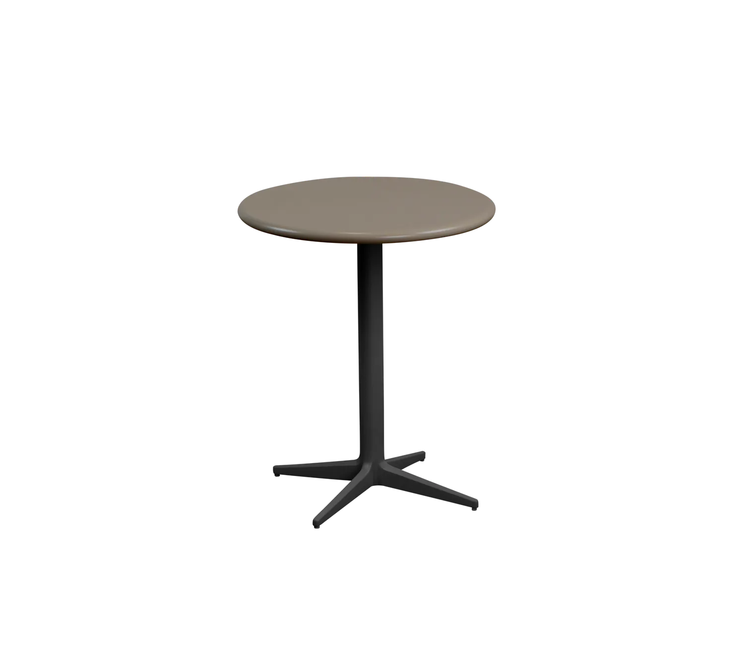 Cane-Line Drop cafébord Ø45 lava grey aluminium