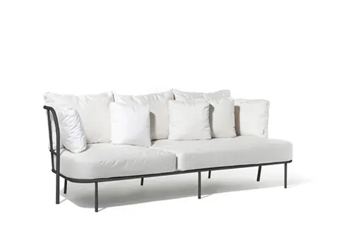 Skargaarden Saltö sofa Silver Grey Sunbrella